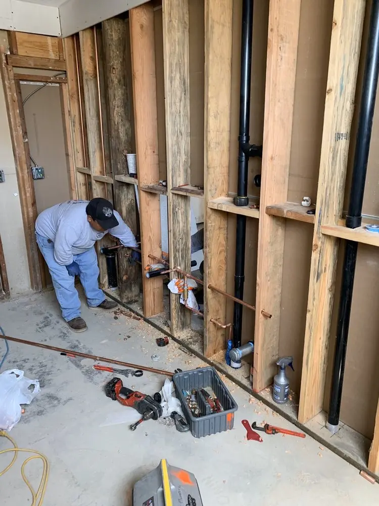 Commercial rough-in plumbing for Gas Line Repair in Bowdertown